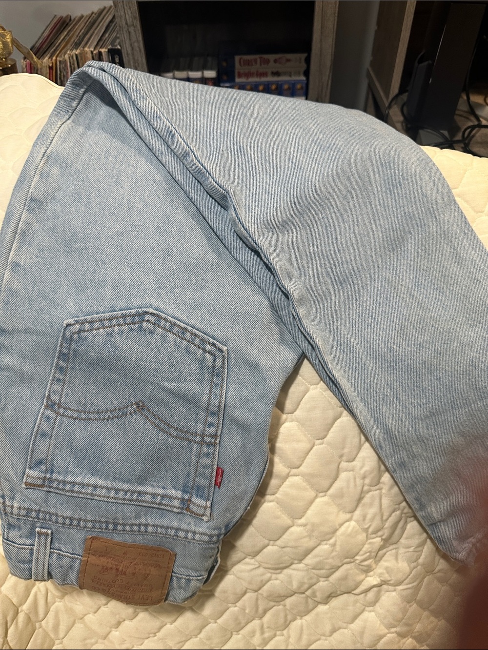 Levi’s light wash jeans